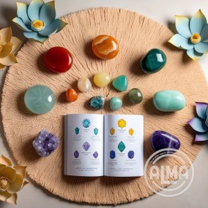 COLECCIÓN DE PIEDRAS DE CANTOS RODADOS ENVATO CON GUÍA CON LOGO WEB